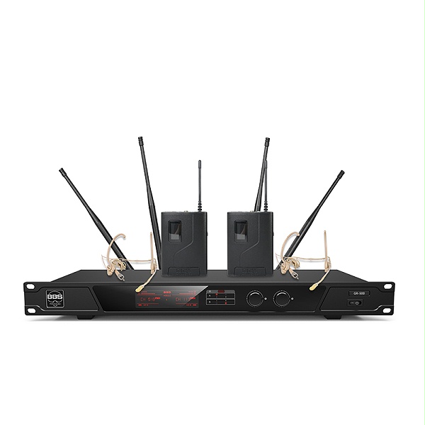 GR-500 真分集一拖二 头戴、领夹