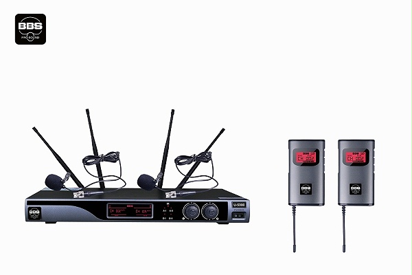 领夹话筒BBS商用话筒 U-5300D 舞台演出麦克风 无线麦克风 无线会议话筒-BBS话筒