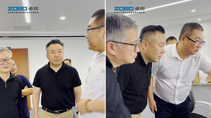ZOBO卓邦张新峰与协会领导走访中建电子信息技术有限公司，共商发展大计