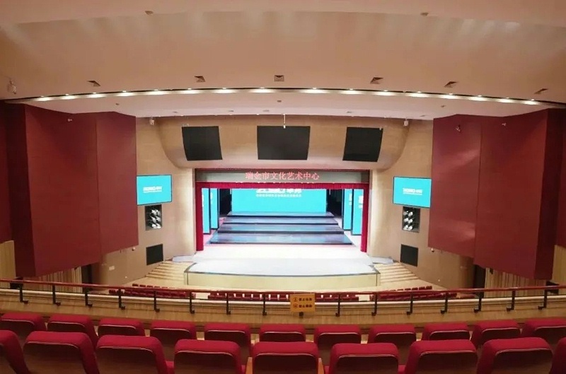 剧场剧院案例丨ZOBO卓邦为瑞金市文化艺术提供声光电系统的空间视听解决方案及服务