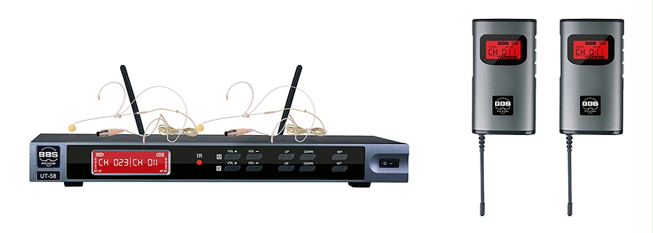 头戴话筒BBS话筒 UT-58 教学话筒(手持/领夹/头戴可选)、演讲麦克风、培训教育话筒